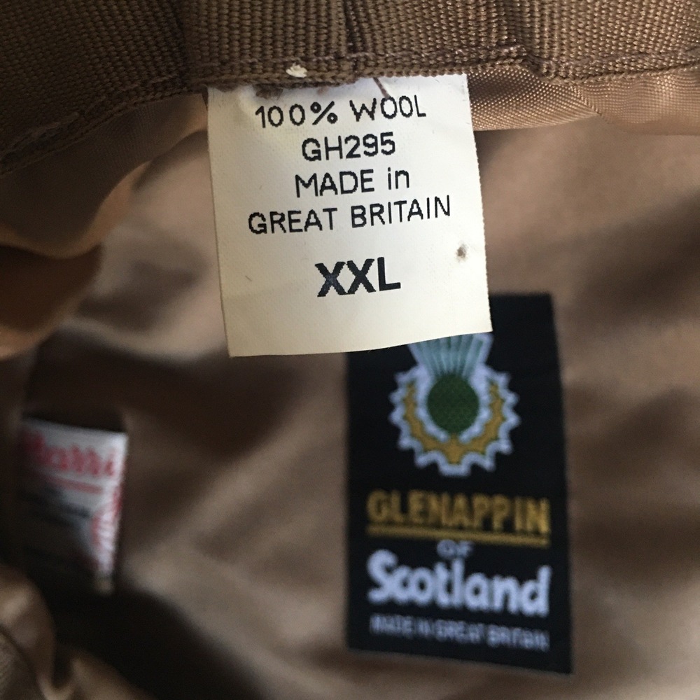 Glen Appin of Scotland 100% Wool Hat Harris Tweed Cabbie Golf Newsboy Cap SZ 2XL - Picture 3 of 16